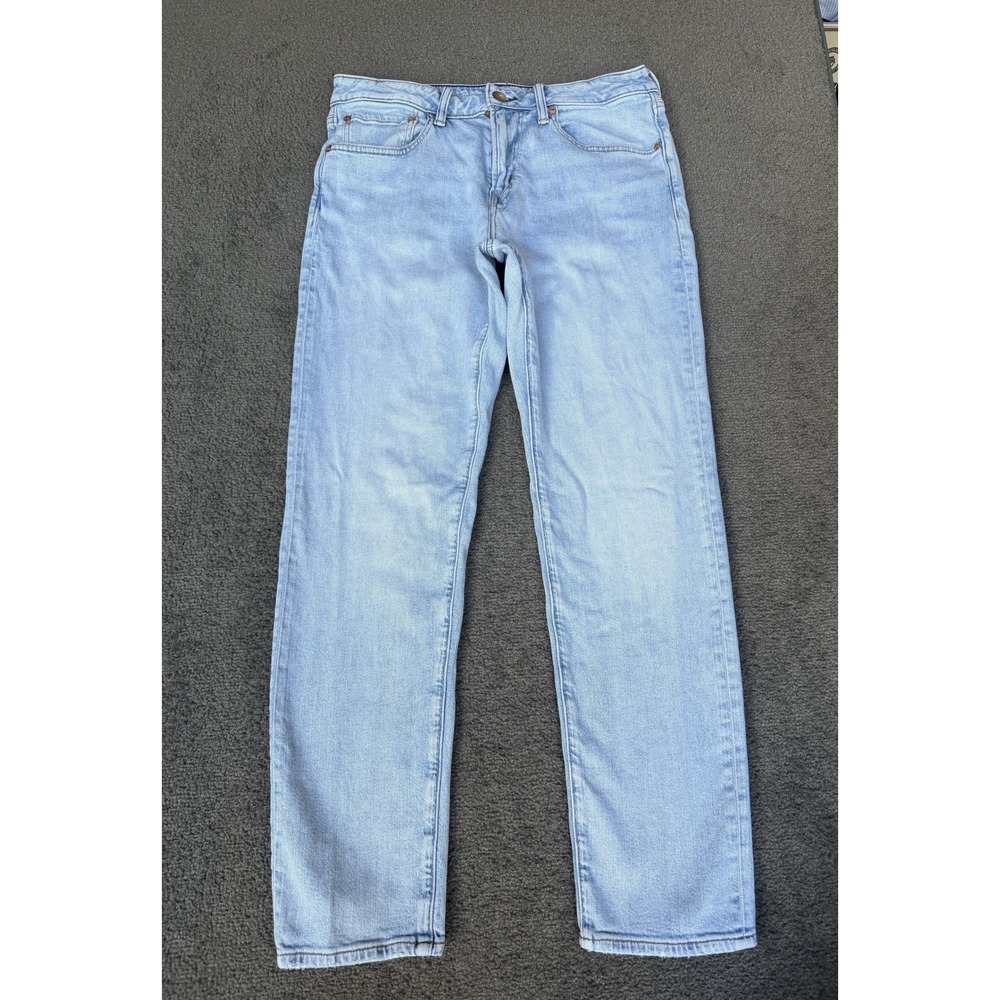 American Eagle Airflex+ Light Wash Slim Jeans 32x32 Mens Denim Blue